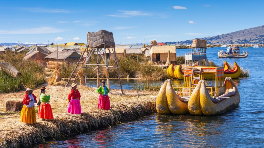 Titicaca Lake in Puno Peru
