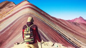 Rainbow Mountain at Cusco, Peru