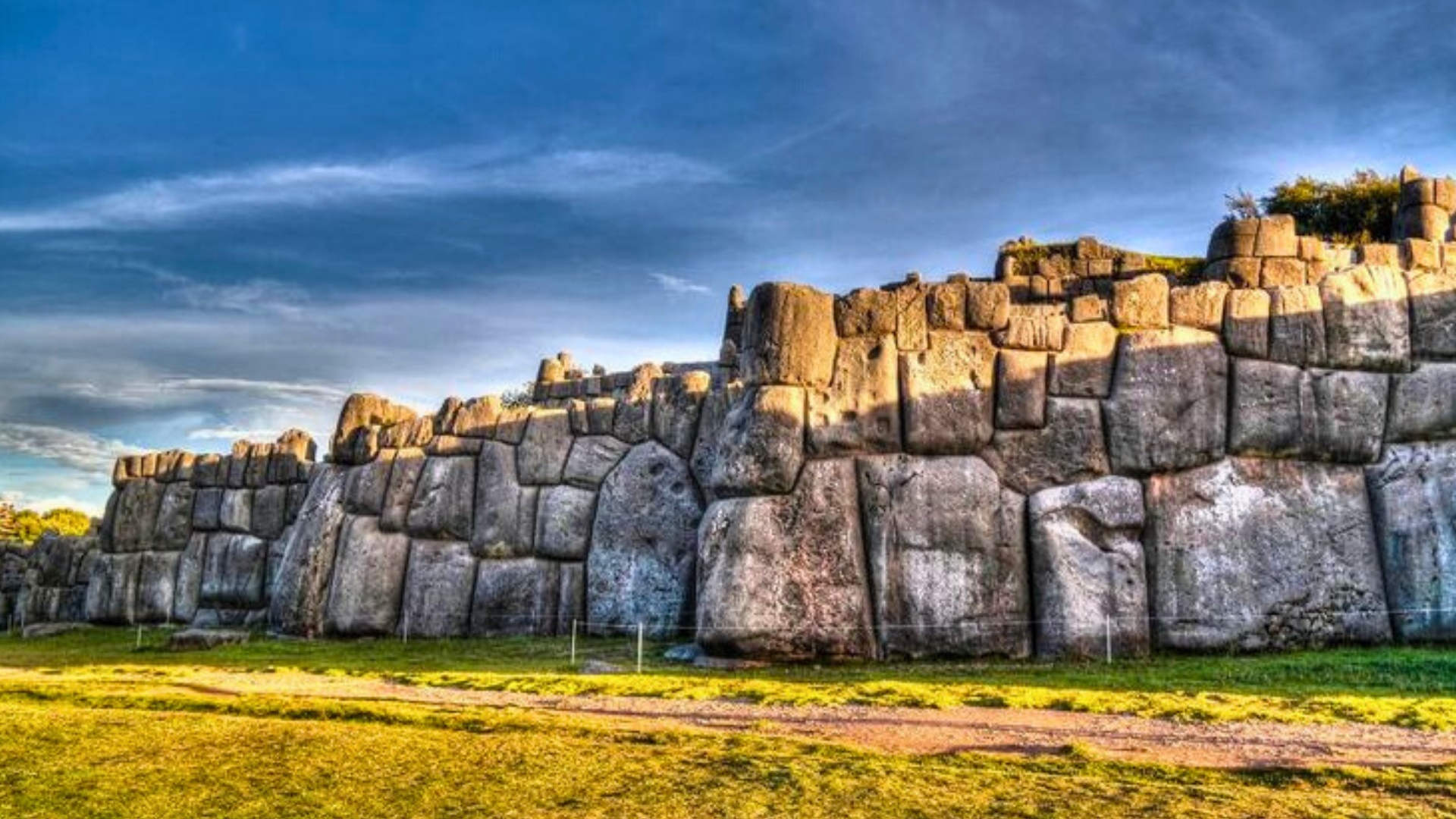View to sacsayhuaman in Cusco, Peru